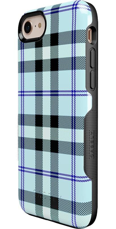 As if! | Light Blue Plaid Case