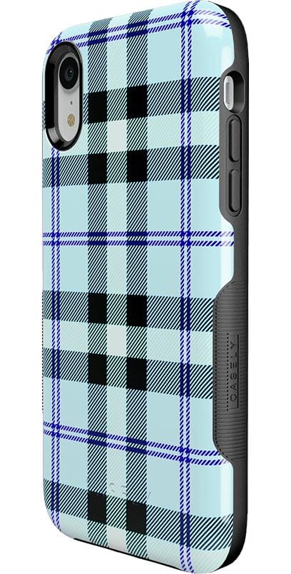 As if! | Light Blue Plaid Case