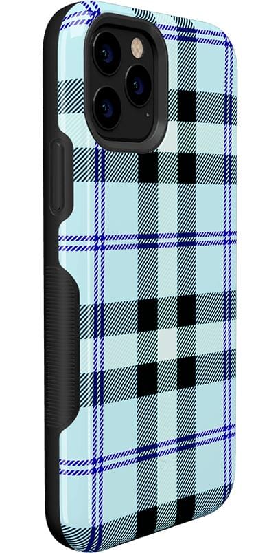 As if! | Light Blue Plaid Case