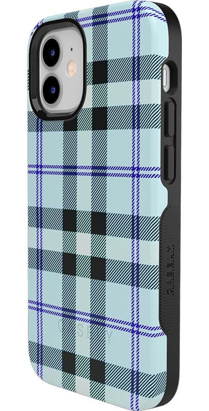 As if! | Light Blue Plaid Case