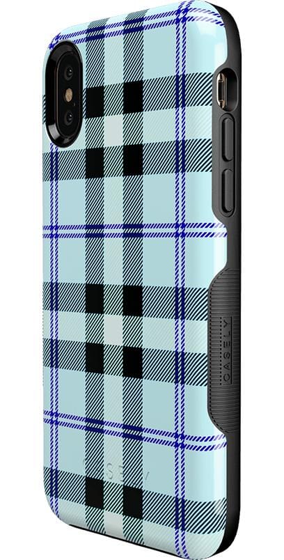 As if! | Light Blue Plaid Case