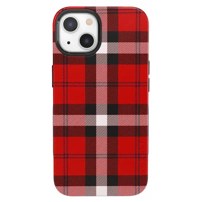 As if! | Red Plaid Case
