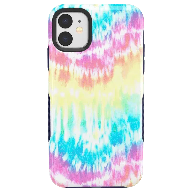 Wild & Free | Classic Rainbow Tie Dye iPhone Case iPhone Case get.casely Bold iPhone 11 