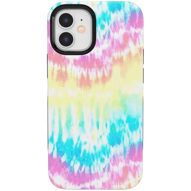 Wild & Free | Classic Rainbow Tie Dye iPhone Case iPhone Case get.casely Bold iPhone 12 Mini 