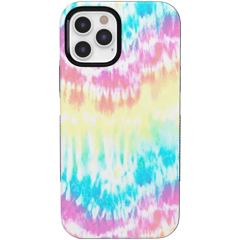Wild & Free | Classic Rainbow Tie Dye iPhone Case iPhone Case get.casely Bold iPhone 12 Pro 