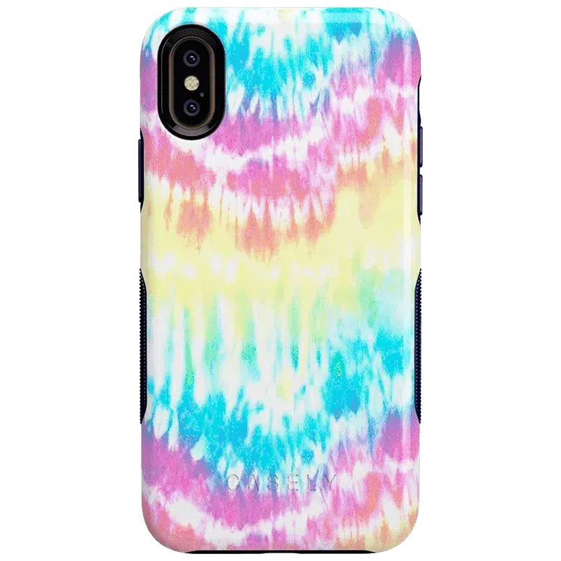 Wild & Free | Classic Rainbow Tie Dye iPhone Case iPhone Case get.casely Bold iPhone XS Max 