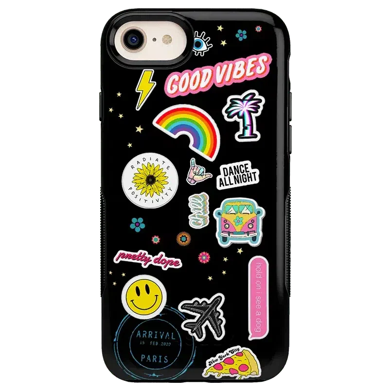 Stuck on U | Festival Sticker Floral Case iPhone Case get.casely Bold iPhone 6/7/8 