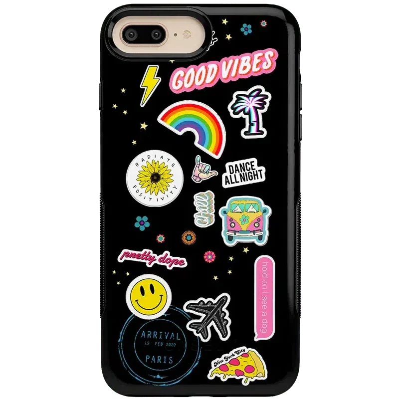 Stuck on U | Festival Sticker Floral Case iPhone Case get.casely Bold iPhone 6/7/8 Plus 