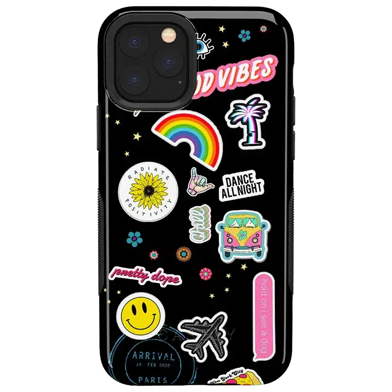 Stuck on U | Festival Sticker Floral Case iPhone Case get.casely Bold iPhone 11 Pro 