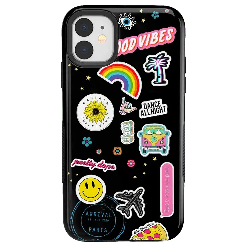 Stuck on U | Festival Sticker Floral Case iPhone Case get.casely Bold iPhone 11 