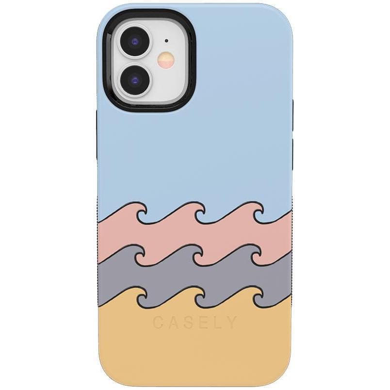 High Tide | Layered Ocean Waves Case iPhone Case get.casely Bold iPhone 12 
