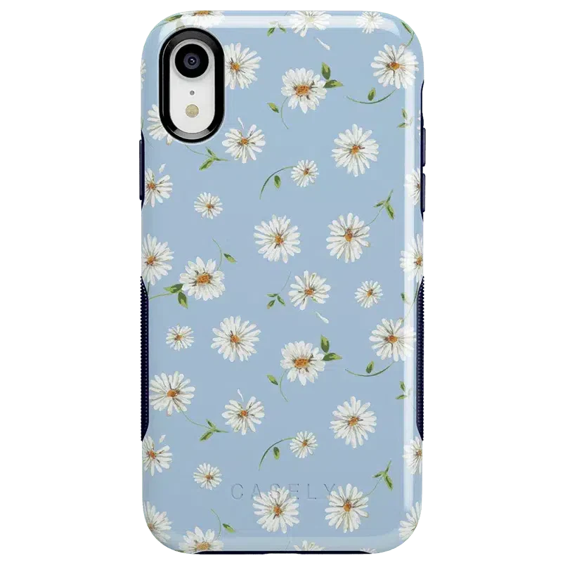 Daisy Daydream | Baby Blue Floral Case iPhone Case get.casely Bold iPhone XR 