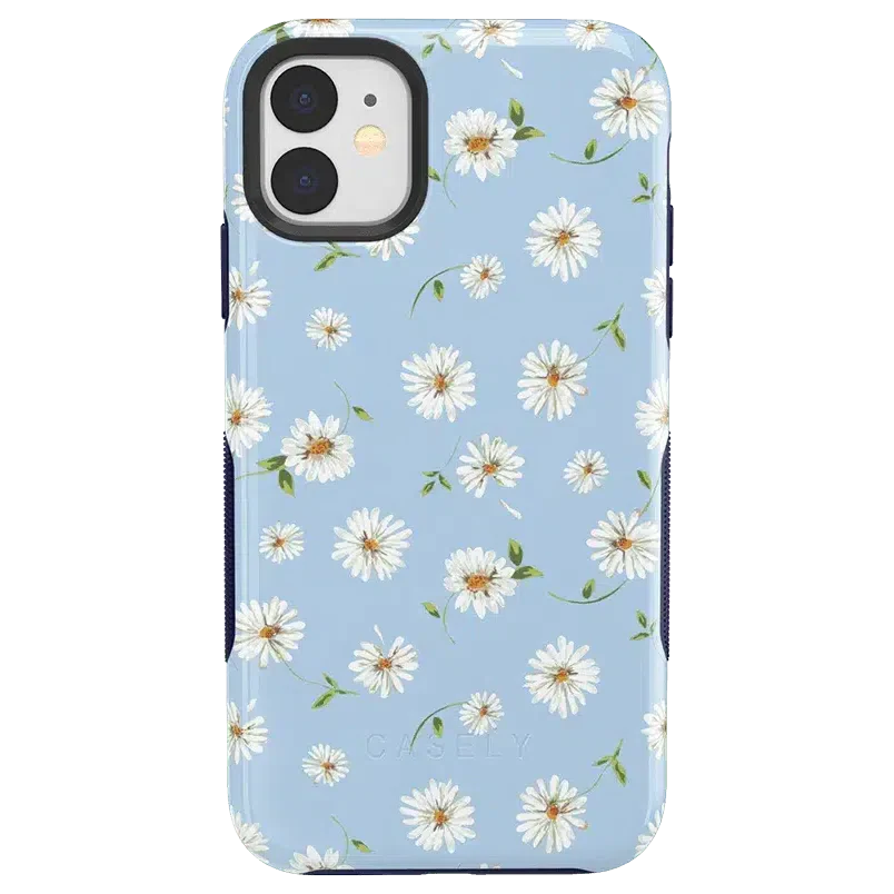 Daisy Daydream | Baby Blue Floral Case iPhone Case get.casely Bold iPhone 11