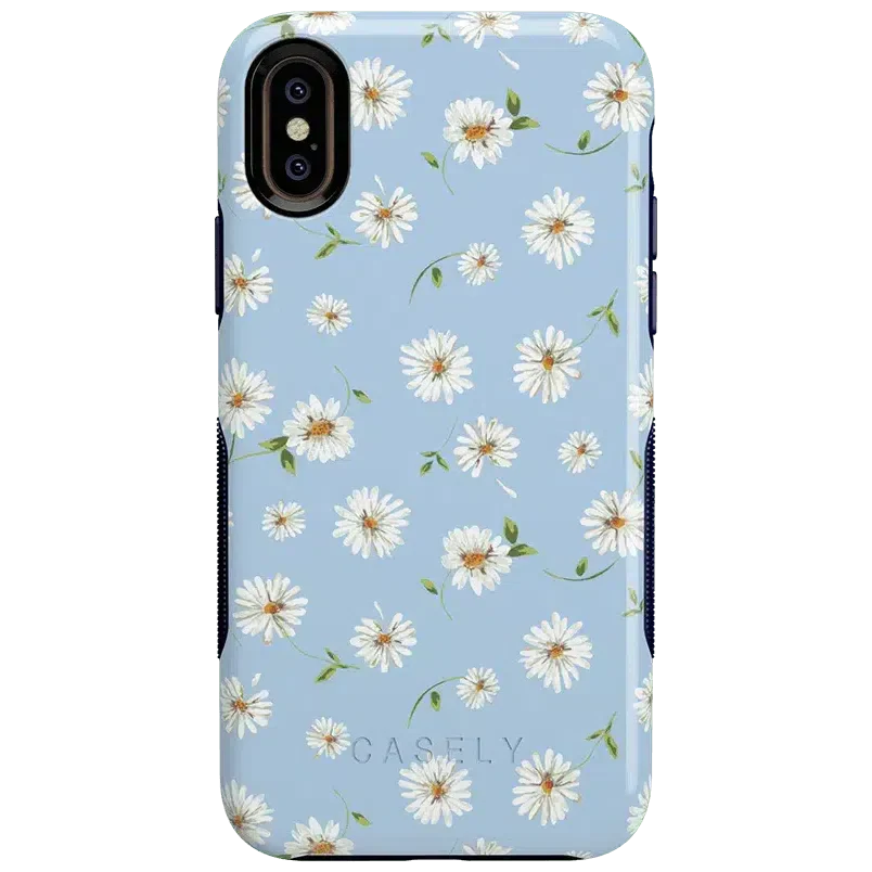 Daisy Daydream | Baby Blue Floral Case iPhone Case get.casely Bold iPhone XS Max 