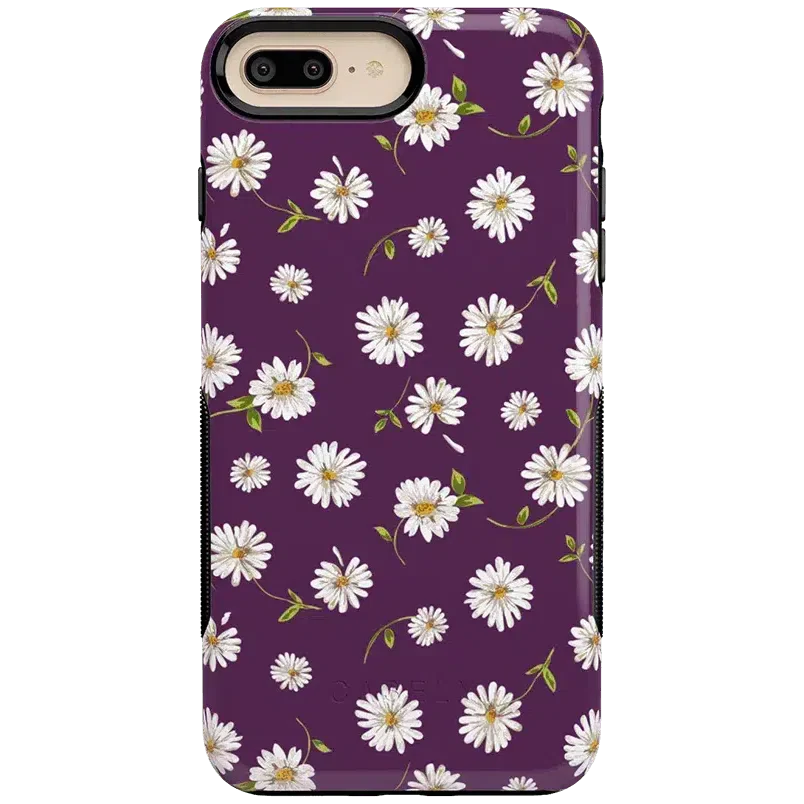 Daisy Daydream | Plum Purple Floral Case iPhone Case get.casely Bold iPhone 6/7/8 Plus 