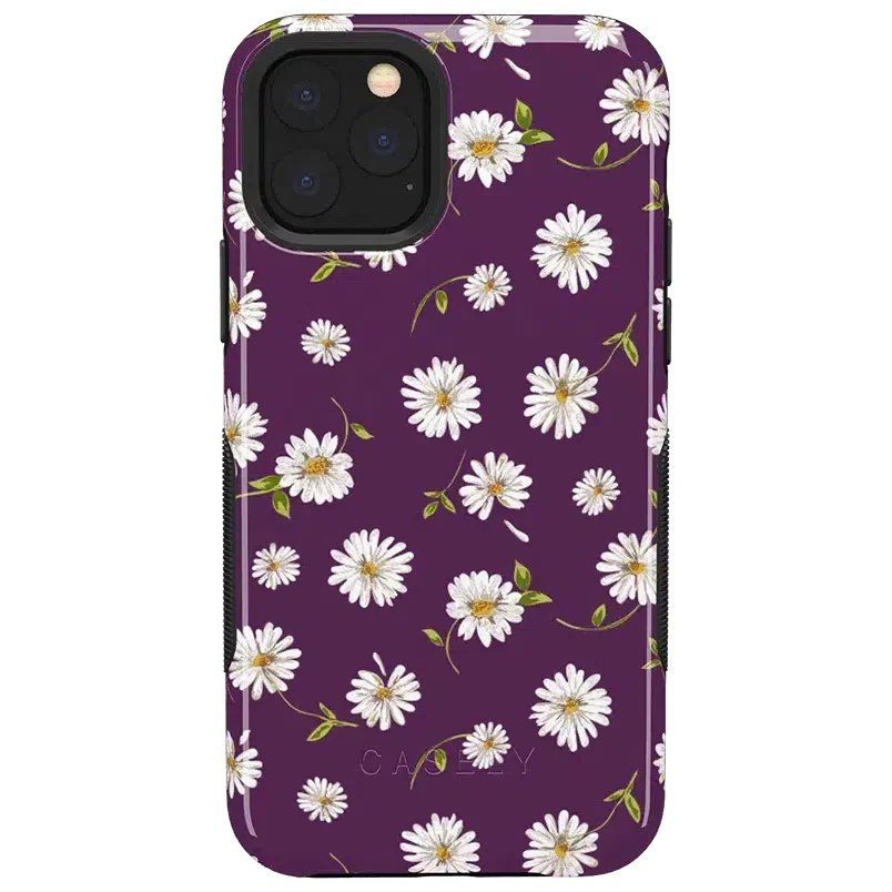 Daisy Daydream | Plum Purple Floral Case iPhone Case get.casely Bold iPhone 11 Pro 