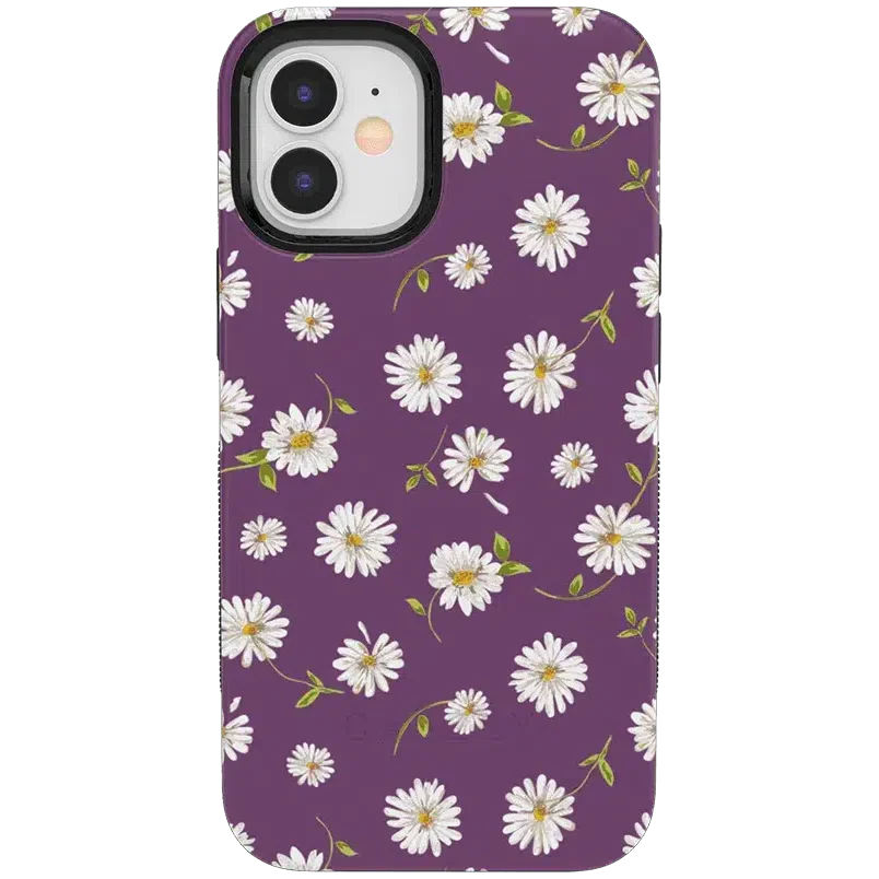 Daisy Daydream | Plum Purple Floral Case iPhone Case get.casely Bold iPhone 12 