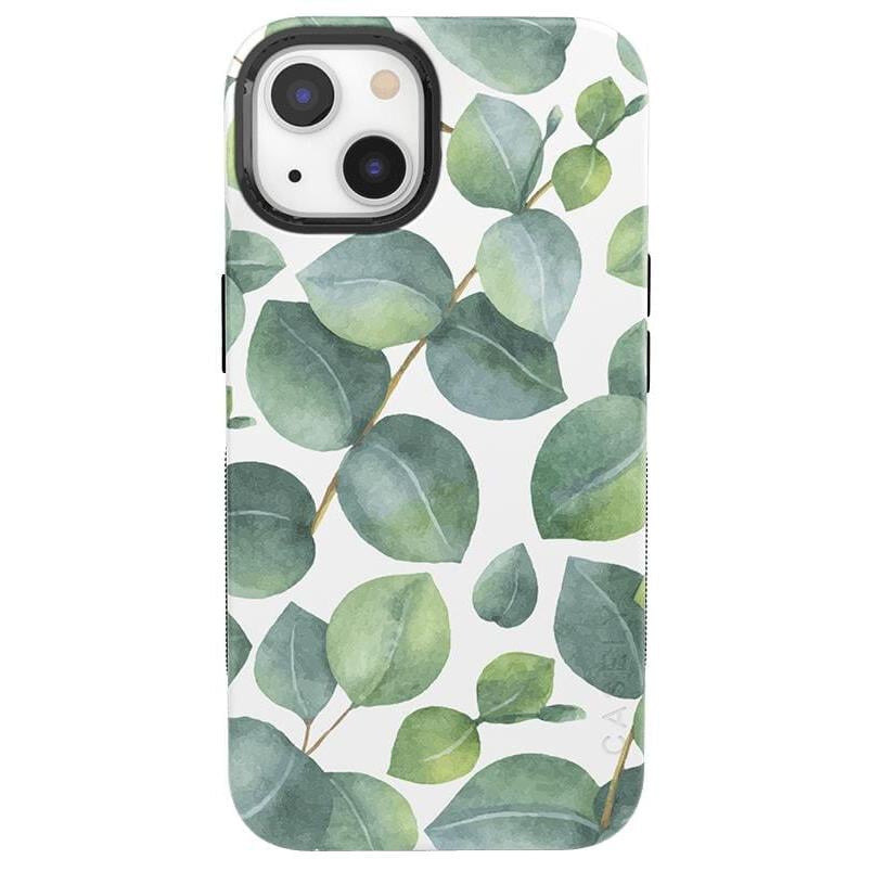 Leaf Me Alone | Green Floral Print Case iPhone Case get.casely Bold Flex + MagSafe® iPhone 13 Mini 