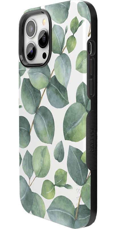 Leaf Me Alone | Green Floral Print Case