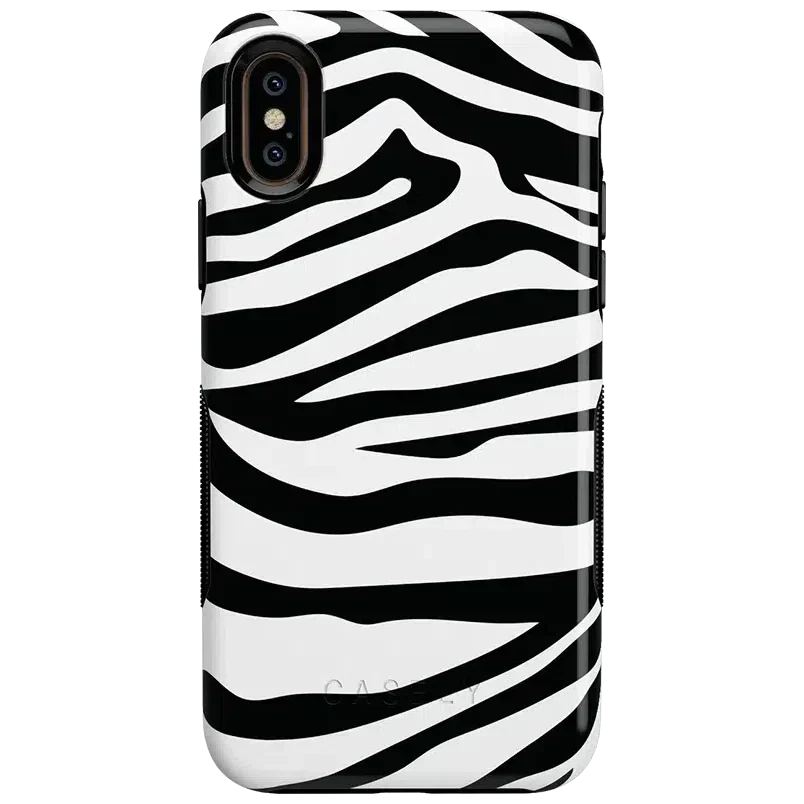 Into the Wild | Zebra Print Case iPhone Case get.casely Bold iPhone XS Max 
