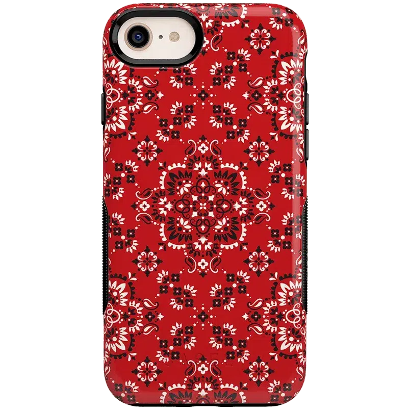 I'm with the Band | Red Bandana Print Case iPhone Case get.casely Bold iPhone 6/7/8 