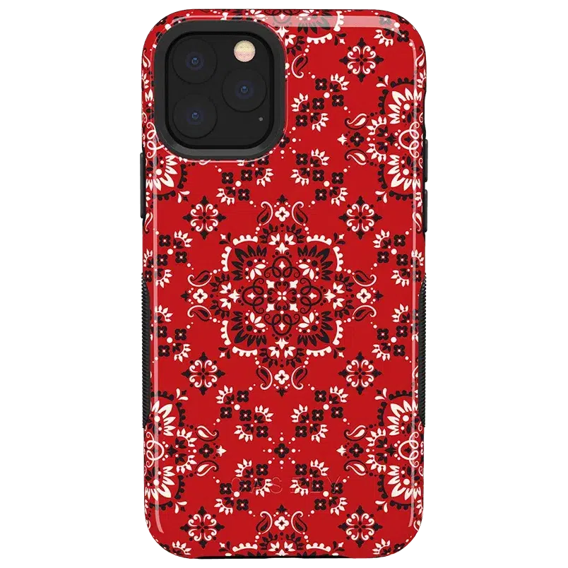 I'm with the Band | Red Bandana Print Case iPhone Case get.casely Bold iPhone 11 Pro Max 