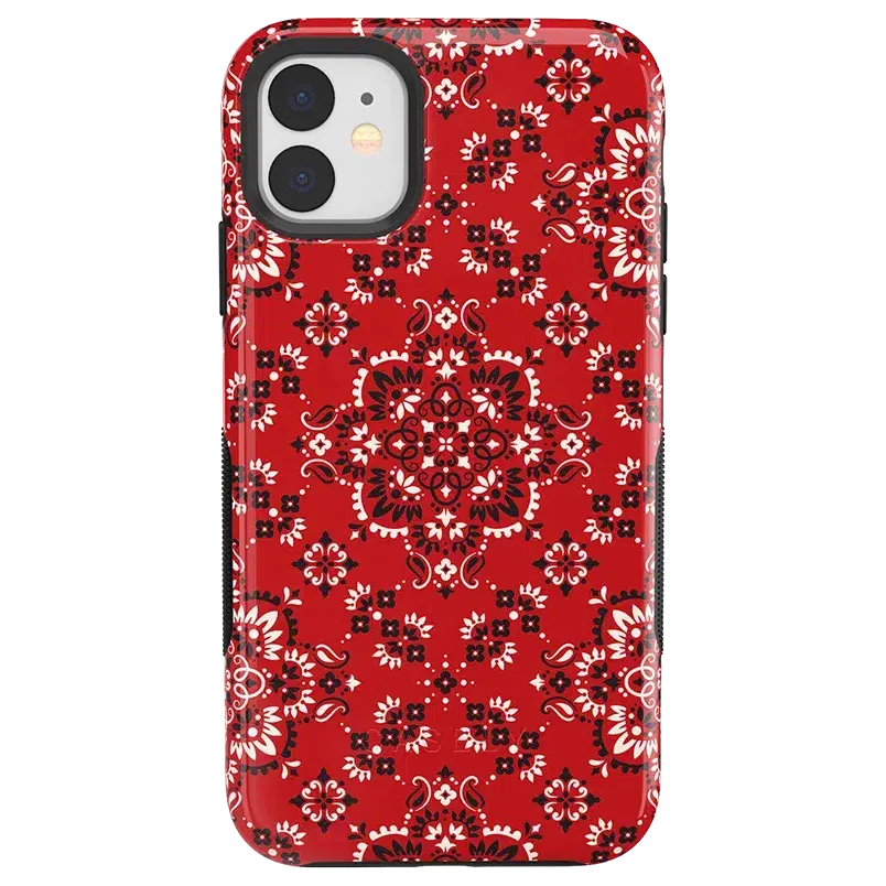 I'm with the Band | Red Bandana Print Case iPhone Case get.casely Bold iPhone 11 