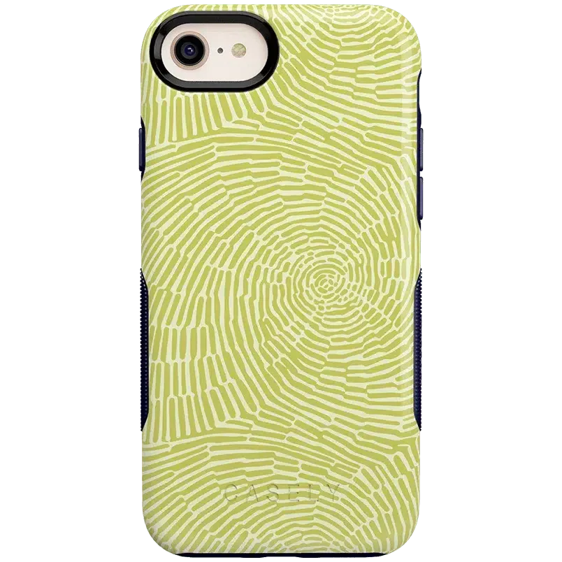 Swirl Away | Tea Green Geometric Case iPhone Case get.casely Bold iPhone 6/7/8 