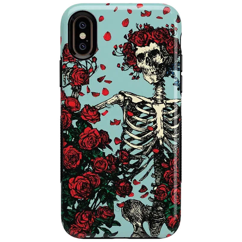 Forever Grateful | Grateful Dead Skeleton Floral Case iPhone Case Grateful Dead Bold iPhone XS Max 