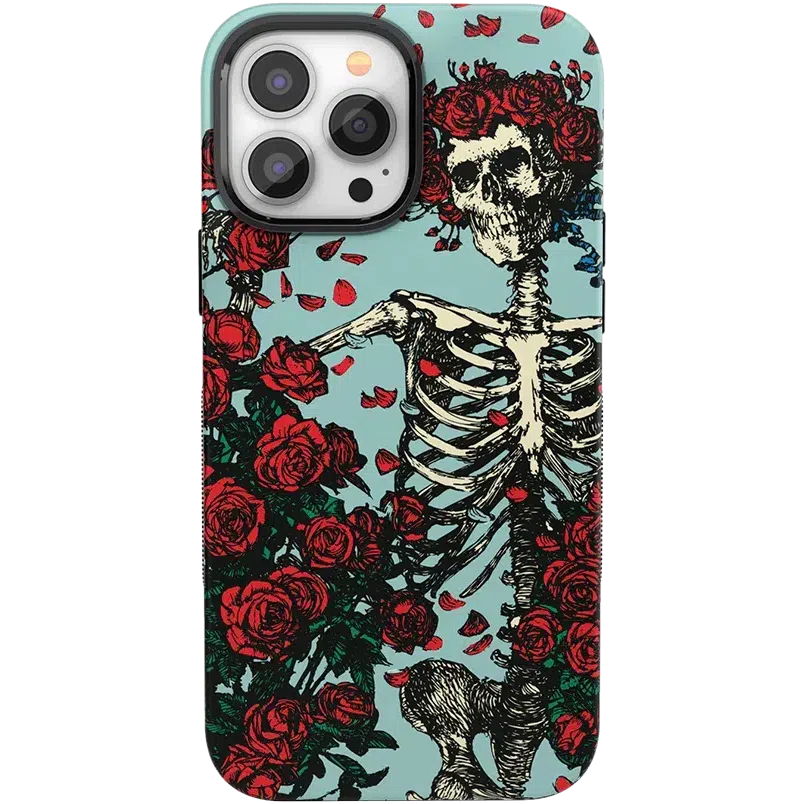 Forever Grateful | Grateful Dead Skeleton Floral Case iPhone Case Grateful Dead Bold + MagSafe® iPhone 13 Pro Max