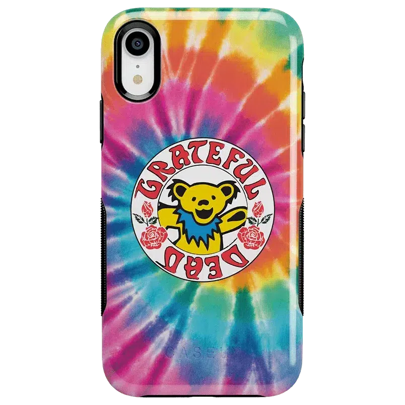 On Tour | Grateful Dead Tie Dye Sticker Case iPhone Case Grateful Dead Bold iPhone XR 