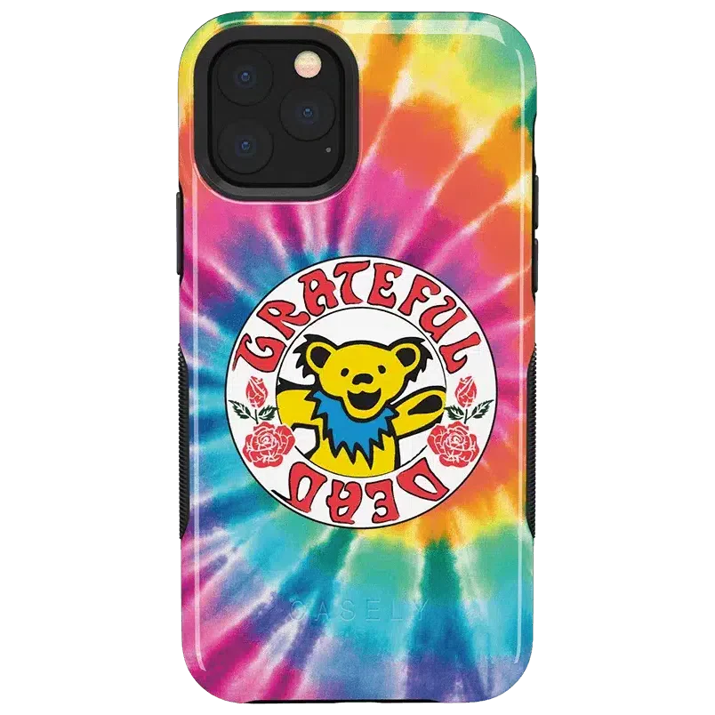 On Tour | Grateful Dead Tie Dye Sticker Case iPhone Case Grateful Dead Bold iPhone 11 Pro Max 