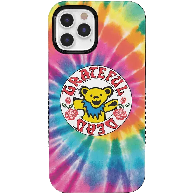 On Tour | Grateful Dead Tie Dye Sticker Case iPhone Case Grateful Dead Bold iPhone 12 Pro 