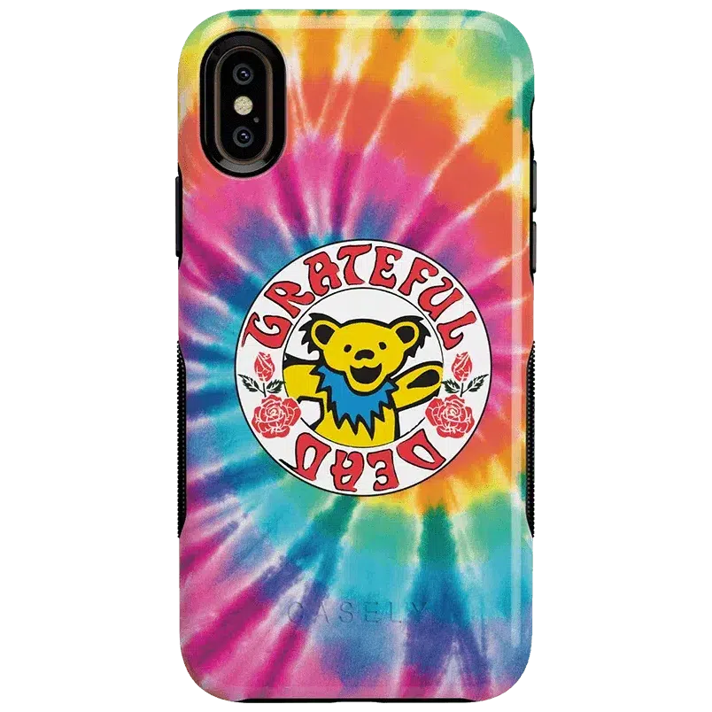 On Tour | Grateful Dead Tie Dye Sticker Case iPhone Case Grateful Dead Bold iPhone XS Max 