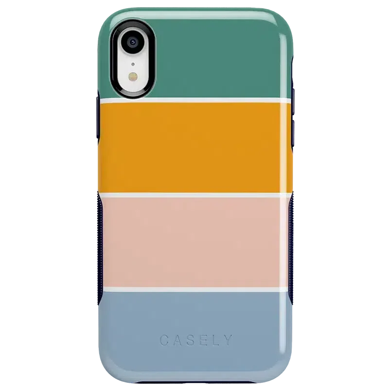 Paint The Town | Colorblock Stripes Case iPhone Case get.casely Bold iPhone XR 