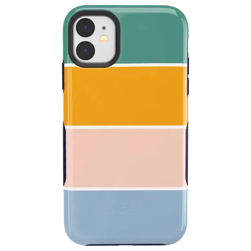 Paint The Town | Colorblock Stripes Case iPhone Case get.casely Bold iPhone 11 