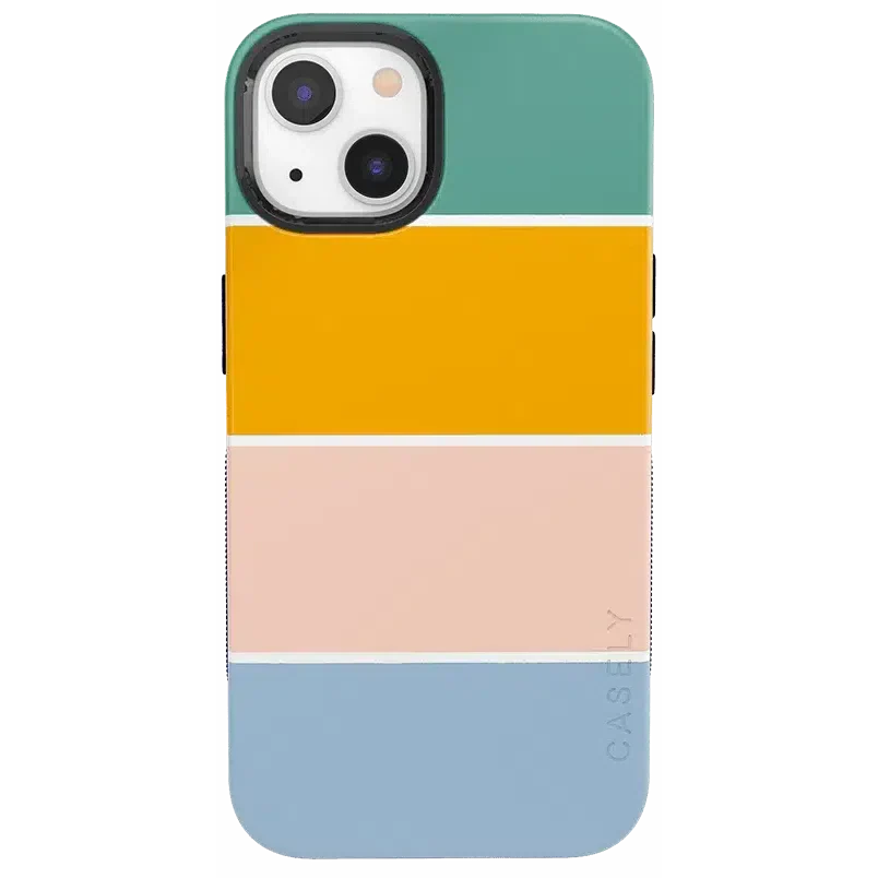 Paint The Town | Colorblock Stripes Case iPhone Case get.casely Bold + MagSafe® iPhone 13 
