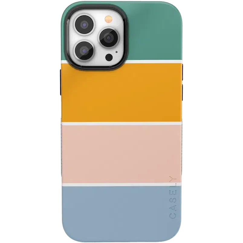 Paint The Town | Colorblock Stripes Case iPhone Case get.casely Bold + MagSafe® iPhone 13 Pro 