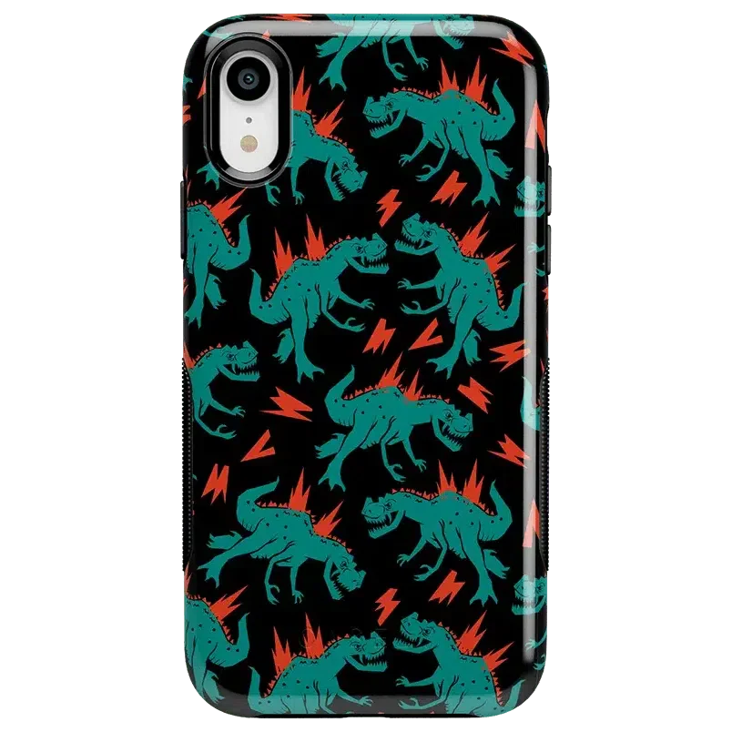 You're Dino-mite | Green Dinosaur Case iPhone Case get.casely Bold iPhone XR 