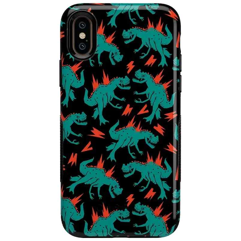 You're Dino-mite | Green Dinosaur Case iPhone Case get.casely Bold iPhone XS Max 