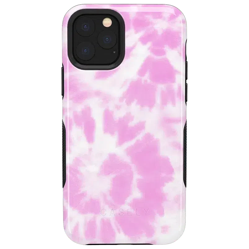 Down for Whatever | Light Pink Tie Dye Case iPhone Case get.casely Bold iPhone 11 Pro Max 