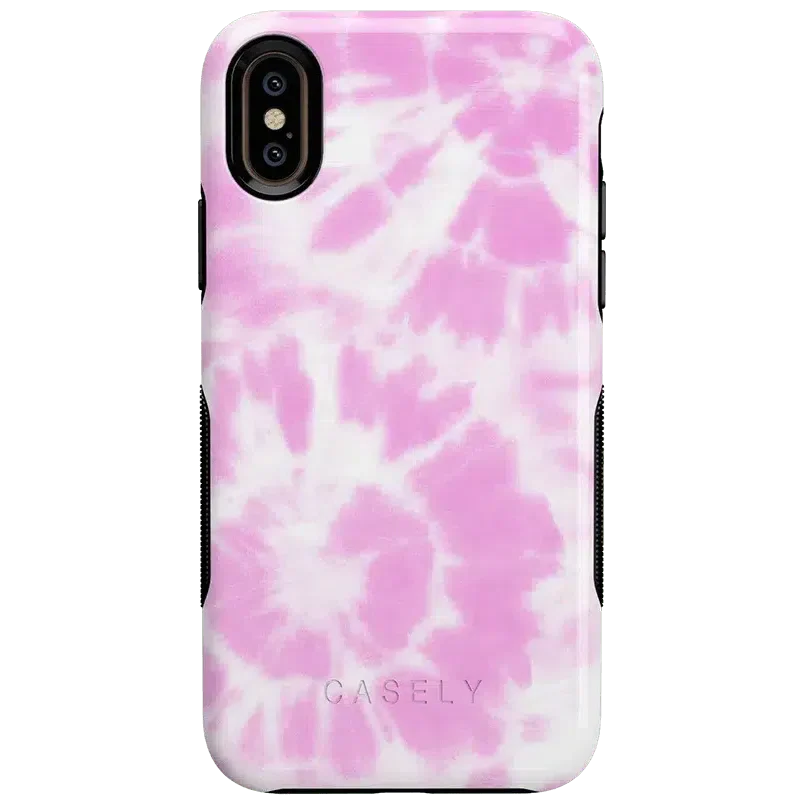 Down for Whatever | Light Pink Tie Dye Case