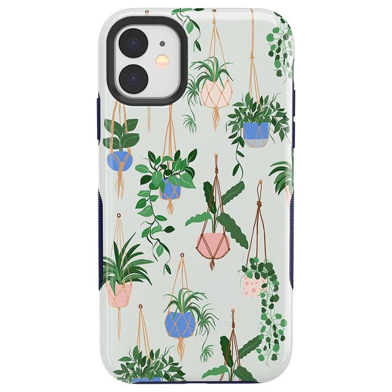 Hanging Around | Potted Plants Floral Case iPhone Case get.casely Bold iPhone 11