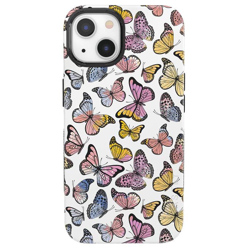 Free Spirit | Rainbow Butterfly Case iPhone Case get.casely Bold + MagSafe® iPhone 13