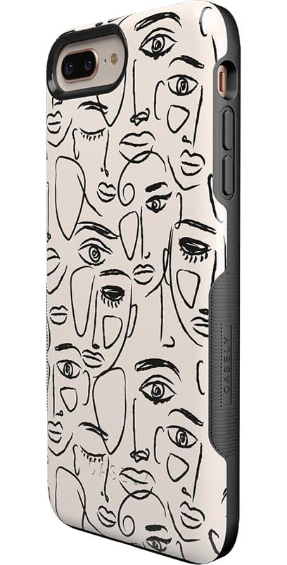 We're All Human | Minimal Face Art Case