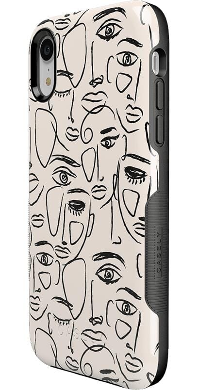 We're All Human | Minimal Face Art Case