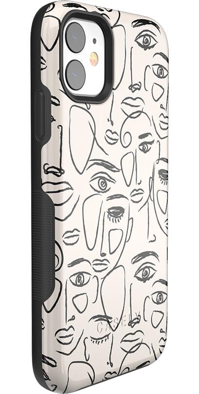 We're All Human | Minimal Face Art Case