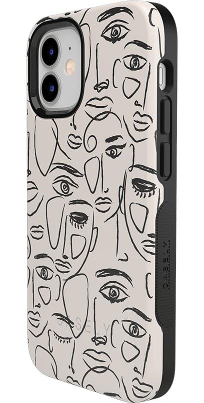 We're All Human | Minimal Face Art Case