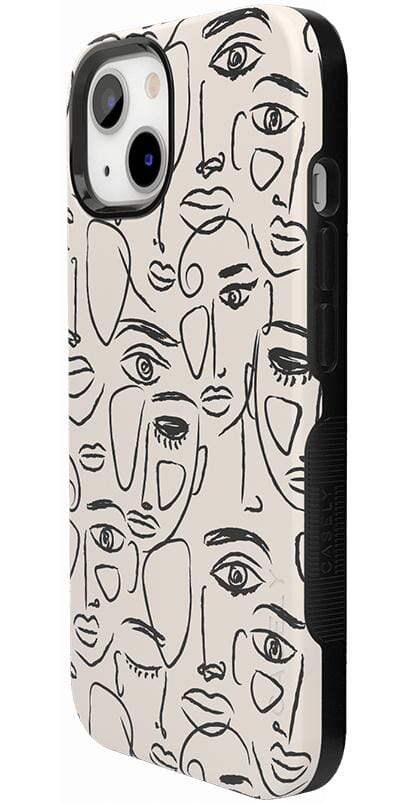 We're All Human | Minimal Face Art Case