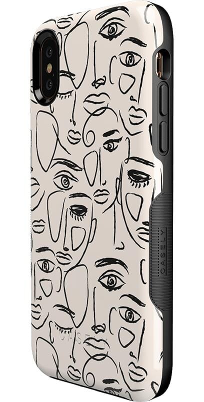 We're All Human | Minimal Face Art Case
